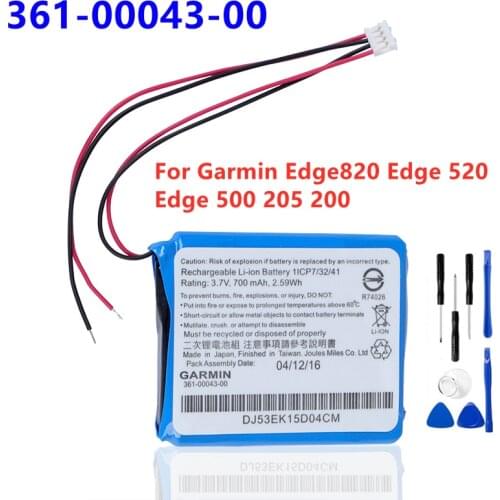 Original Replacement Battery For Garmin Edge820 Edge 520 Plus Edge 500 205 200 Edge 820 520 GPS Cycling Computer 361-00043-00