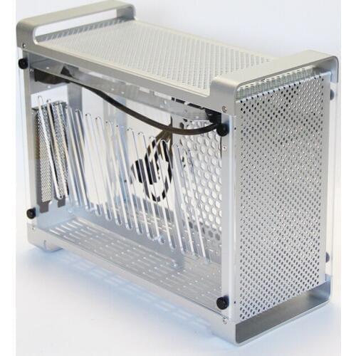 Aluminum chassis mini itx Transparent Acrylic Gaming Computer Cases SFX Power Supply Support Mini ITX Motherboard Desktop Case