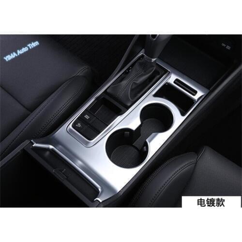 Lapetus Auto Styling Front Seat Cup Holder Water Bottle Drinks Cover Trim 1 Pcs Fit For Hyundai Tucson 2016 2017 2018