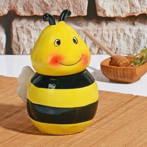 -Bamboo Honey Spoon-Bamboo Spoon Honey Jar BAL-501