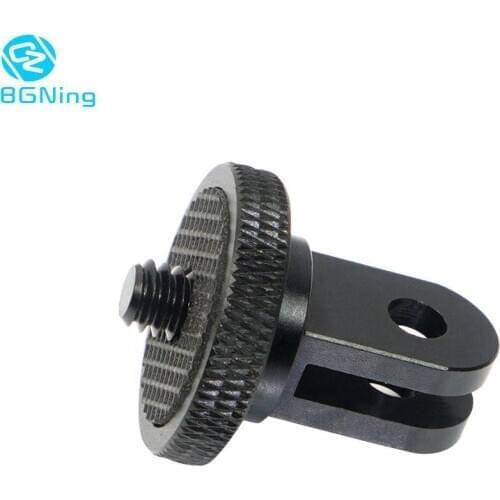 BGNing Metal 1/4 Mini Tripod Adapter Mount for GoPro Hero 8 7 6 5 Session XiaoYi 4K Sjcam Eken for AKASO EK7000 4K Action Camera