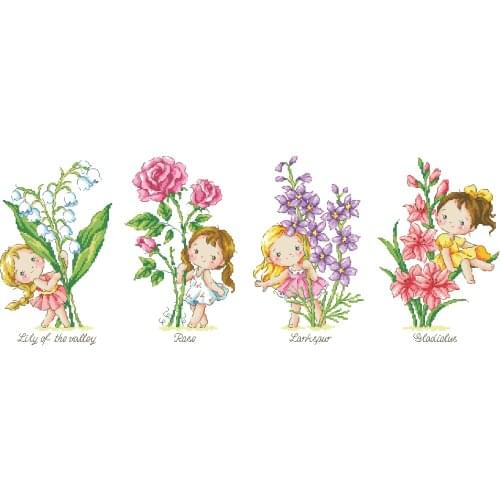 FF MM Gold Collection Counted Cross Stitch Kit Cross stitch RS cotton with cross stitch SODA G144