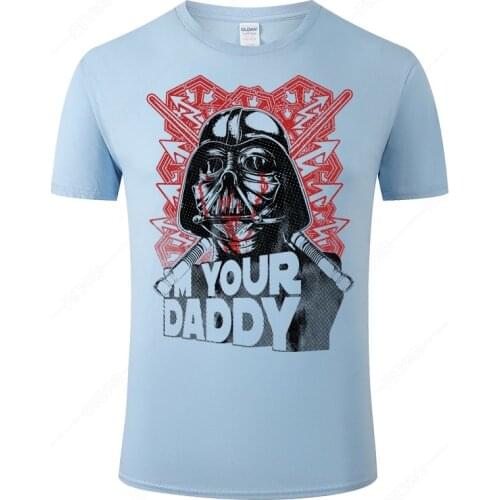 Star Wars Darth Vader Mens T-shirt Cotton Casual Short Sleeve Summer T Shirts Cool Streetwear Tee Fitness Tshirt J49