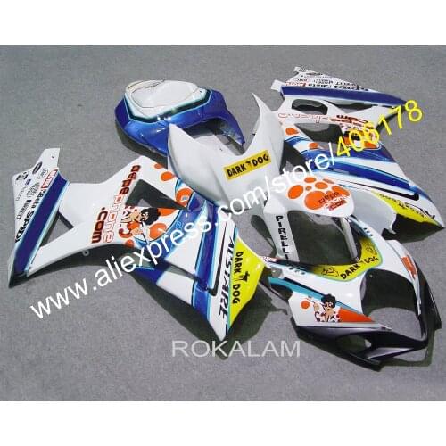 GSXR1000 07 08 K7 ABS Body Kit For Suzuki GSX-R1000 2007 2008 Fashion Decals Sport Fairings (Injection Molding)