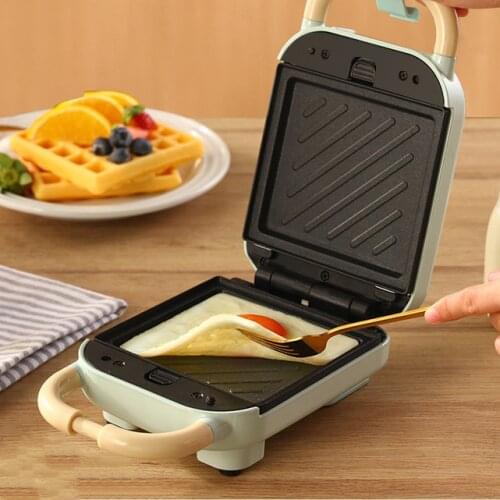 Sandwich machine breakfast machine waffle machine household multi-purpose press toaster double side heating