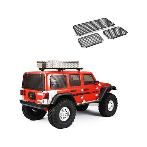 DJ Metal Side Window Guard Protective Net for AXIAL SCX10-III JEEP