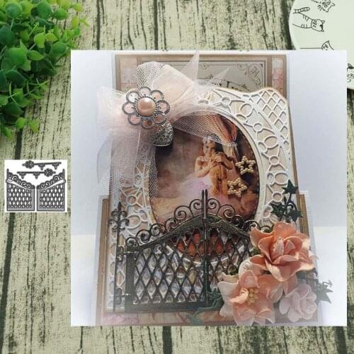 Metal Cutting Dies iron gate Scrapbooking Stencil Craft Cut Die For DIY Card Crafts Handmade