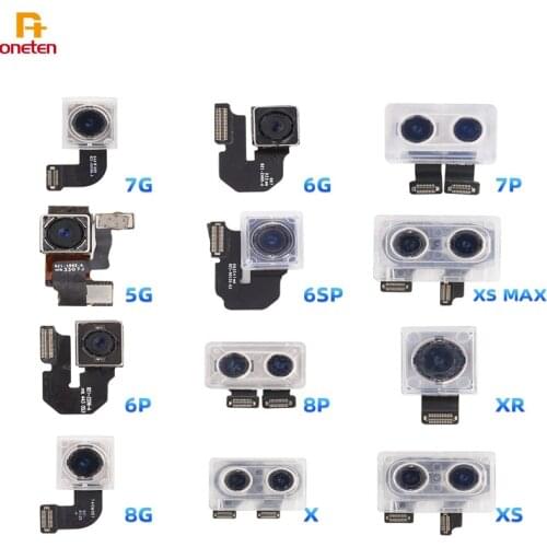 Original Back Rear Camera Flex Cable For iPhone X XR XS 11 Pro MAX 8P 8G 7P 7G 6SP 6G 5S With Flash Module Sensor