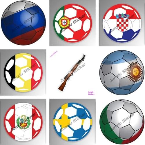 Russian Surplus Semi Auto Russian Sks Funny Color car stickers Car Truck Bumper Window Decal Car Styling Gun Graphics KK13*3cm