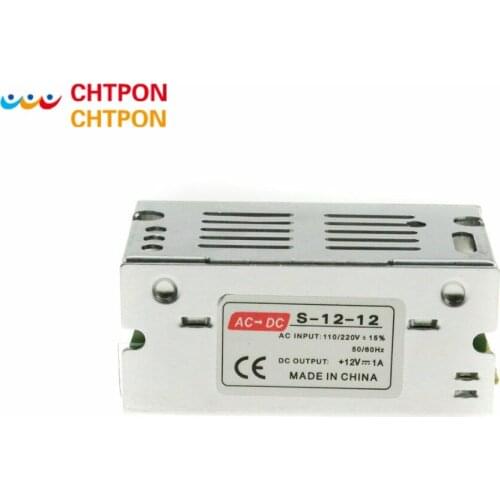 Led strip lights 12V 1A 12w Switching led Power Supply Lighting Transformers led driver for 3528 5050 5730 RGB LED strips