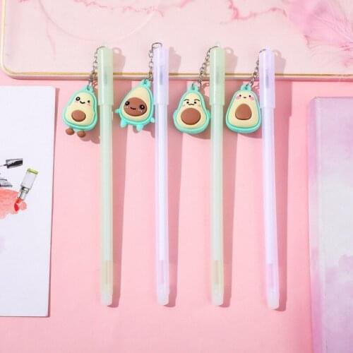 Creative Avocado Pendant Funny Expression Gel Pen Ink Pen Promotional Gift Stationery School & Office Supply