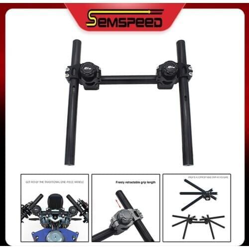 7'8 22mm Universal Motorcycle CNC Handlebar Mounting Motorbike CNC Handlebars Scooter Anti-rust Handle Bars For Honda ADV 150