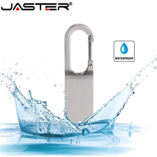 JASTER USB 2.0 metal personality exquisite keychain USB flash drive support custom LOGO 8GB 16GB 32GB 64GB 128GB memory stick