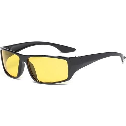 Cycling Glasses Plastic Bicycle Sunglasses Black/Brown/Yellow Lens, Men Women Bike Motorcycle Running Driving Fishing Glasses