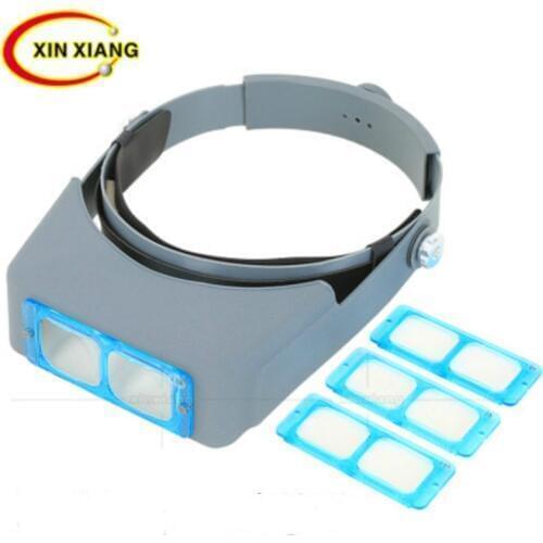 XinXiang Head Wearing Magnifier 1.5x 2x 2.5x 3.5Lens Magnifying Glass Jewelry Repair Reading Watchmaker glasses Magnifier loupe