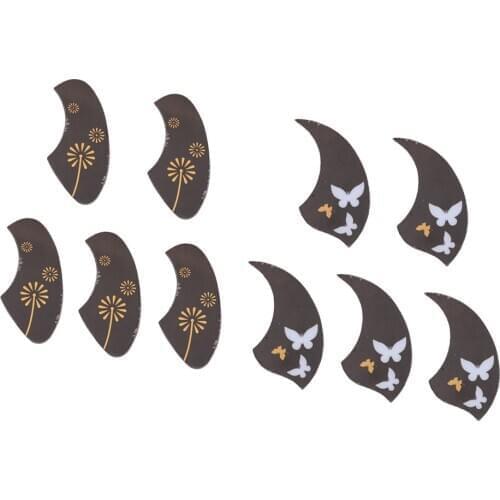 10Pieces Ukulele Pickguard Anti Scratch Plate Mini Pickguard For Ukulele