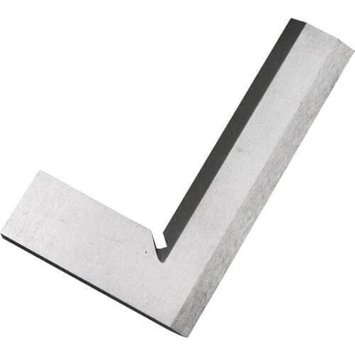 100 x 63mm Bladed 90 Degree Angle Ruler Stainless Steel Square Ruler Gauge Measuring Tools 1Pcs HY67