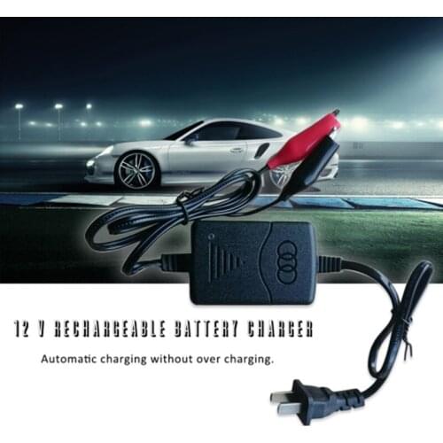 2018 Auto Short Circuit Protection 12 V 1300mA Sealed Lead Acid Rechargeable Automatic Battery Charger Per Car Truck Motorcycle