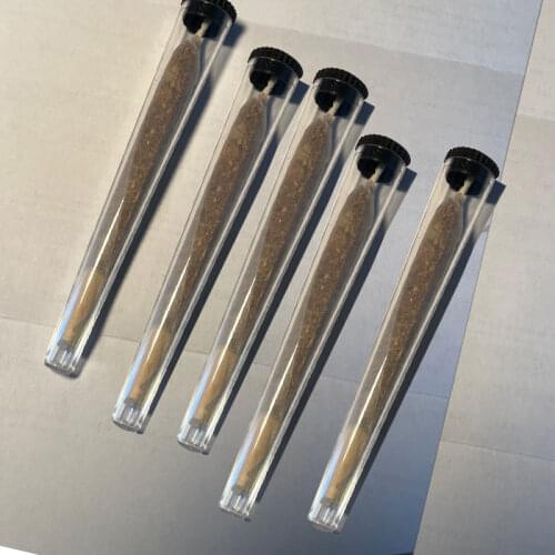 5Pcs Portable 115MM Cigarette Storage Pipe Waterproof Weed Spices Tube Solid Storage Sealing Container Smoke Accessories