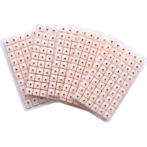 6000Pcs Acupuncture Needle Ear Seeds Vaccaria Seeds Ear Massage Paste Ear Stickers Auricular Effective Ear Acupoint Press seed