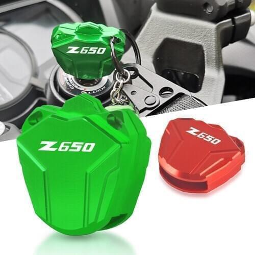 NINJA 650 Z650 Motorcycle Accessories CNC Key Case Cover Shell For KAWASAKI Z650 Z 650 ABS 2018-2019 Key Embryo Holder Protector