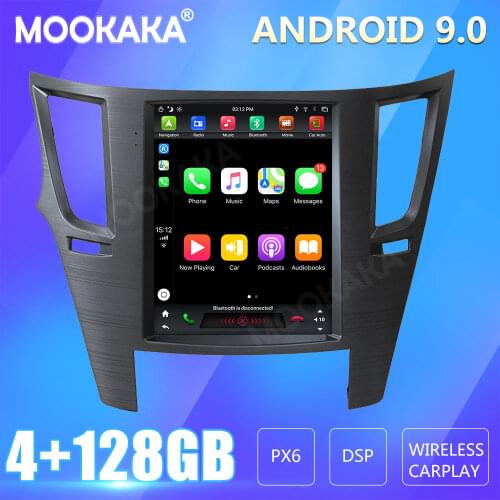 For Subaru Legacy 2009-2014 Car Radio Screen GPS Navigation 128GB Android CARPLAY Multimedia Player Audio