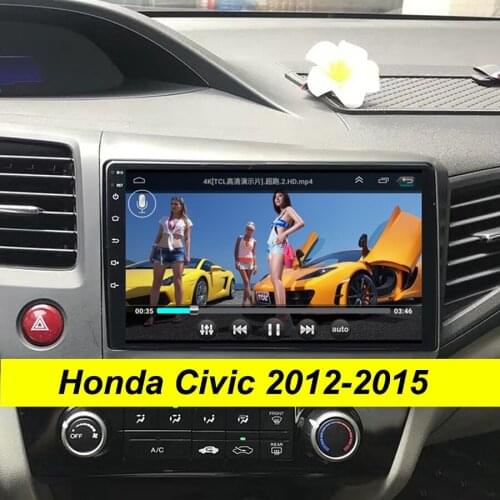 64GB Android 10.0 2Din Car Multimedia GPS For Honda Civic 2012 2013 Autoradio BT Navigation Stereo Head Unit Tape Recorder Radio