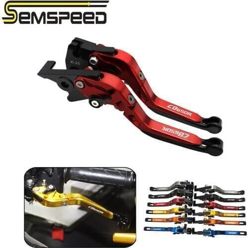 CB650R logo For HONDA CB 650R CB 650 R 2019-2020 Motorcycle Adjustable Foldable Extendable Brake Clutch Levers Handle Grips Ends