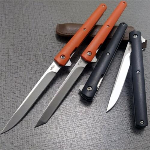 Damascus M390 Folding Knife Multifunction Knife Outdoor Pocket Knives Fruit Knife Practical Camping Tool Tactical Survival Knife