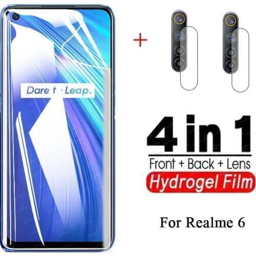 Realmi 6 Hydrogel Film for oppo realme real me 6 camera protectors protective on orro opo realme6 rmx2001 6.5'' Not Glass