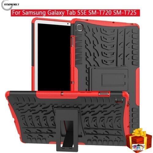 HYSOWENDLY For Samsung Tab S5E 10.5'' Armor Rugged Protect PC + Soft TPU Tablet Cases For Samsung Galaxy Tab S5E SM-T720 SM-T725