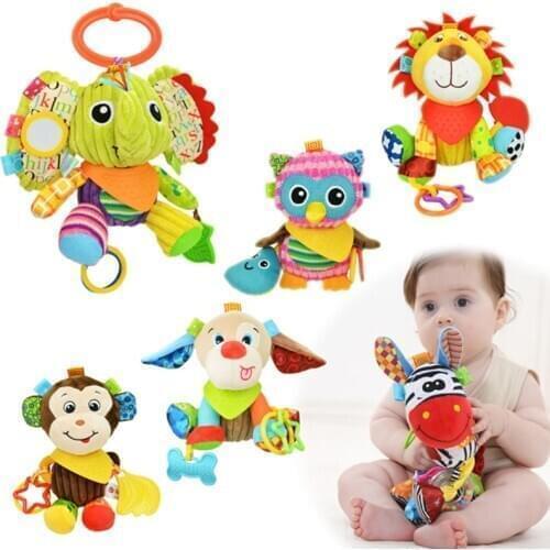 Multifunctional Novely Interesting Baby Doll With Puppet Car Hanging Bed Hanging Plush Toy Baby Doll Baby Toys