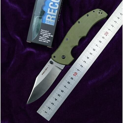 New RECON 1 G10 Handle Mark CTS XHP Blade Folding Pocket Survival EDC Tool kitchen camping hunt Tactical outdoor knife