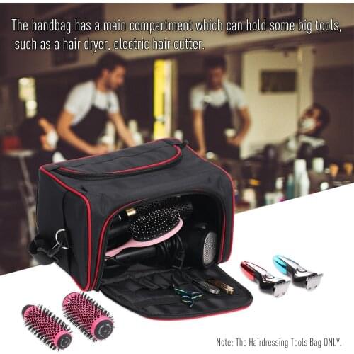 Hair Scissor Bag Salon Barber Handbag Tools Bag Makeup Storage Bag Travel Hair styling Carrying Case with Shoulder Strap