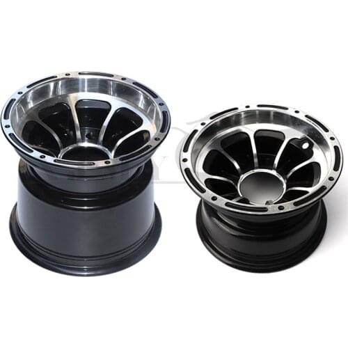 ATV parts front and rear wheels 8 inch karting off-road 4-wheel aluminum alloy wheels for 21x7.00-8 20x9.50-8 tires