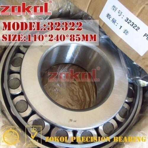 ZOKOL bearing 32322 7622E Tapered Roller Bearing 110*240*85mm