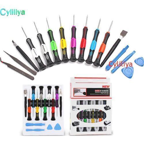 Professional Flexible 16 in1 Precision Screwdriver Set Mobile Phone PC Tablet Repair Kit Tools For iPhone Samsung