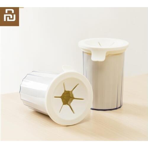 Youpin New home Pet foot bath brush Silicone material soft Three-step cleaning Dog cat foot wash cup barrel