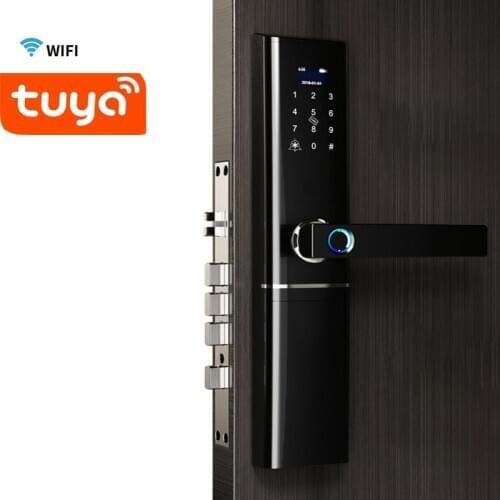 Tuya smart lock Fingerprint lock Security Intelligent smart Door Lock Electronic password digtial door lock ,IC card,key unlock