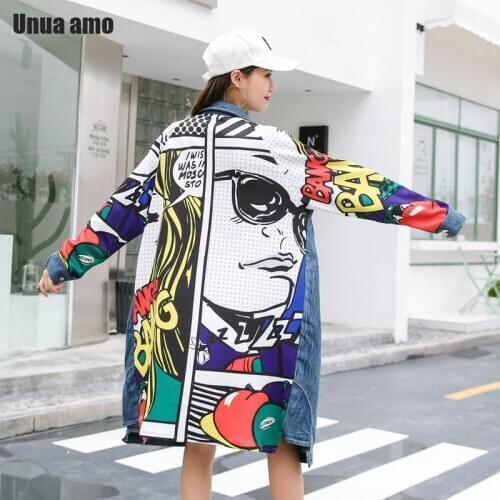 Женские джинсовые тренчи Unua amo China At AliExpress