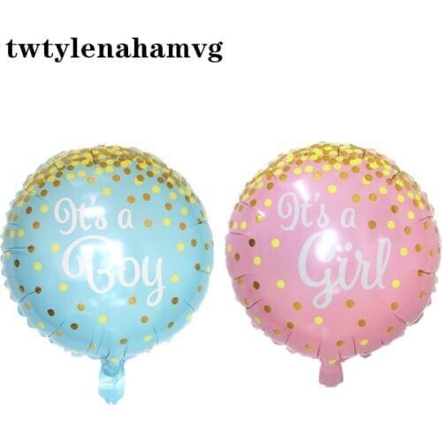 New blue and pink childrens favorite DIY aluminum foil balloon baby birthday anniversary wedding theme party decoration gifts