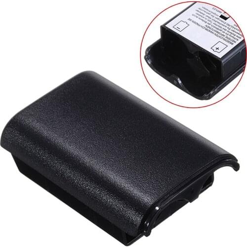 1pc Pro Black AA Battery Back Cover Holder High Quality Replacement Batteries Shell Case For XBOX 360 Wireless Controller