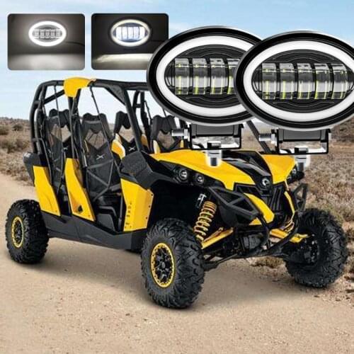 1Pc 2Pcs 40W Led Bar Off Road Led Headlights Led Work Lights Spotlight LED Light For 4x4 ATV UTV Tractors Truck Tractor Cars