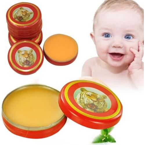 1PC Red Tiger Head Headache Relief Essential Oil Massage For Migraine Tension Dizziness Muscle Rub Essential Oil Plaster TSLM1