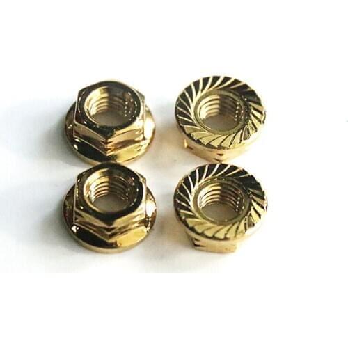 1pcs M14 stainless steel burnt titanium "plating" nut burn gold motorcycle modified screw cap