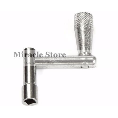 1Pc Silver Continuous Metal Motion Drum Tuning Key Spinner Percussion Accessories