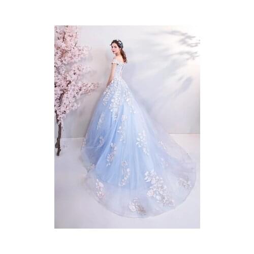 100%real ice blue embroidery queen long dress court gown Medieval dress Renaissance Gown princess Royal victoria dress