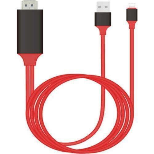 1080P HDTV TV Digital AV Adapter 8 Pin to HDMI Cable USB HDMI Smart Converter Cable for Apple TV iPhone 7 8 For iPad Air