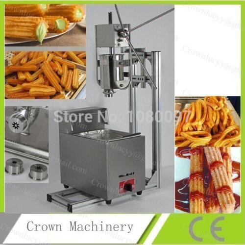 3L Spanish churro machine maker + 6L gas fryer for sale