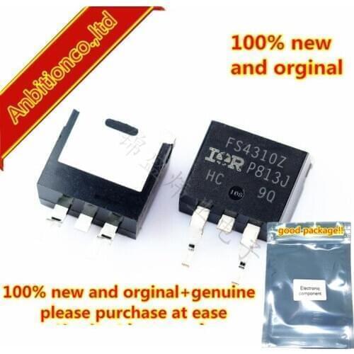 5pcs 100% new and orginal IRFS4310ZTRLPBF IRFS4310Z FS4310Z TO-263 High Efficiency Synchronous Rectification in SMPS in stock